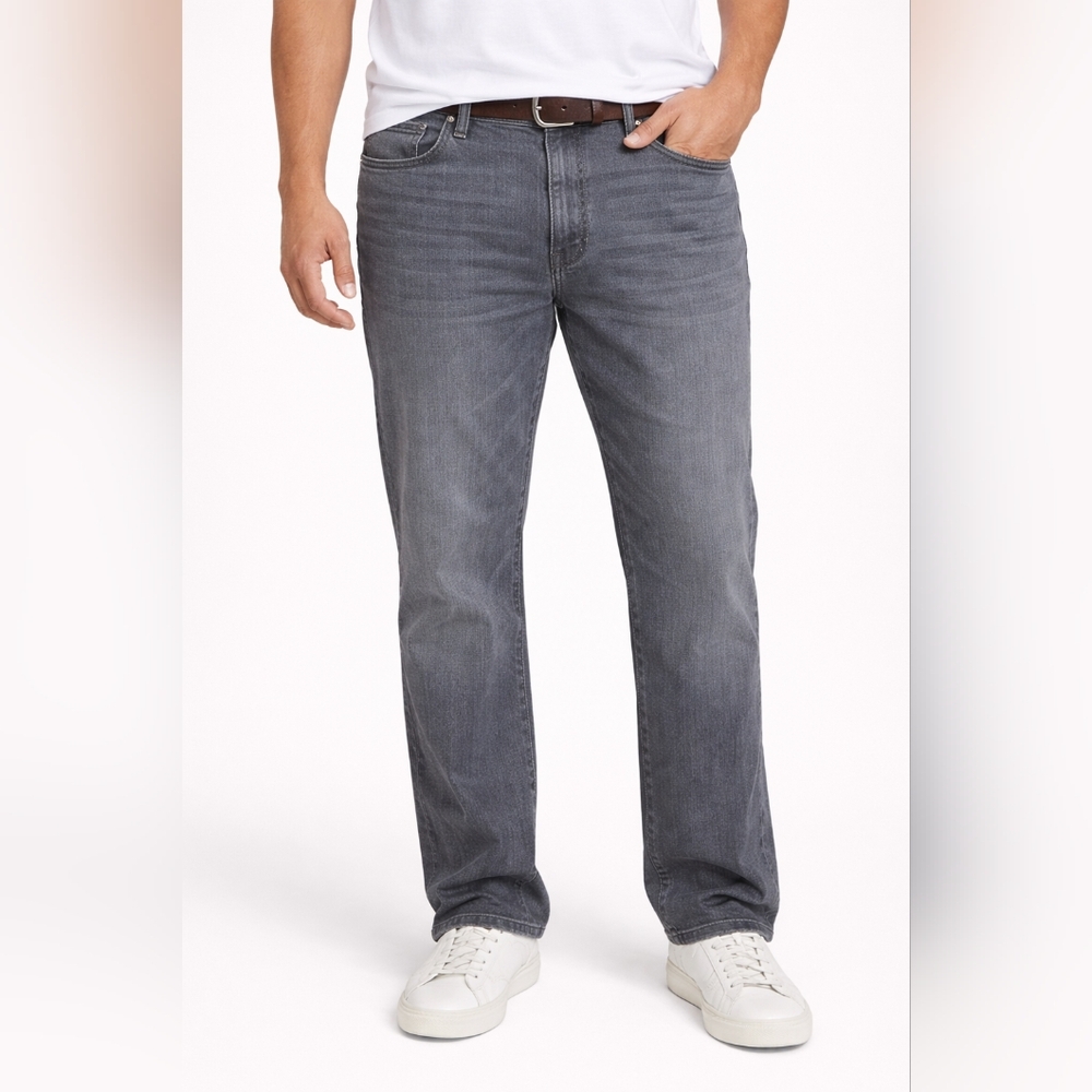 Joe’s Jeans Gray Denim Straight + Narrow “Brixton” | Size 38 | Classic Fit | NWT